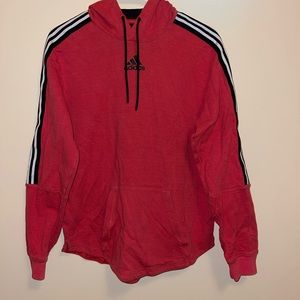 Red Adidas hoodie